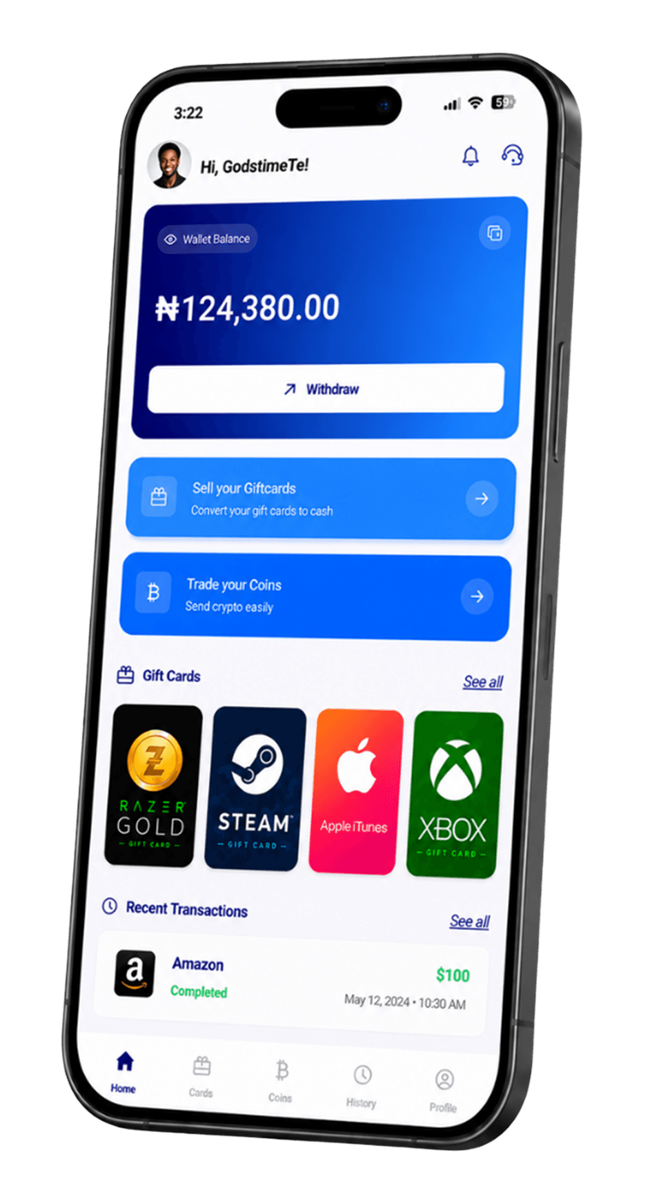 CardYork Gift Card Trading App