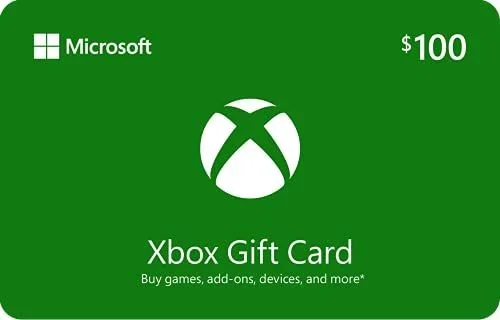 Xbox gift card