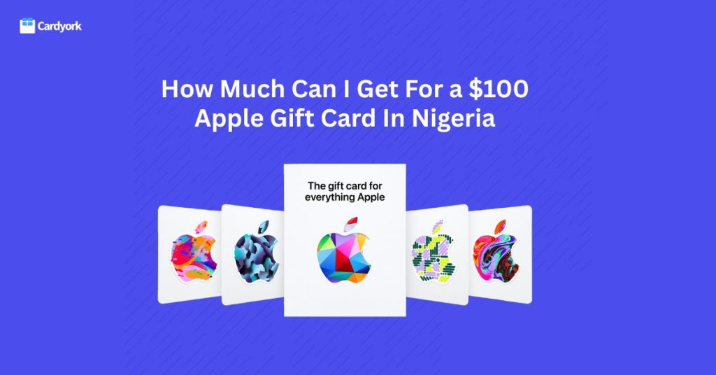 how much can i get for a 100 apple gift card